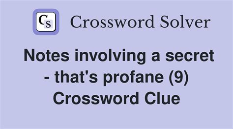 profane crossword clue|Profane.